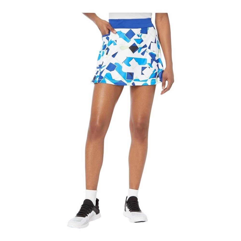 Grand Slam Performance Women's Athletic Skort Geometric Print Blue White Size S